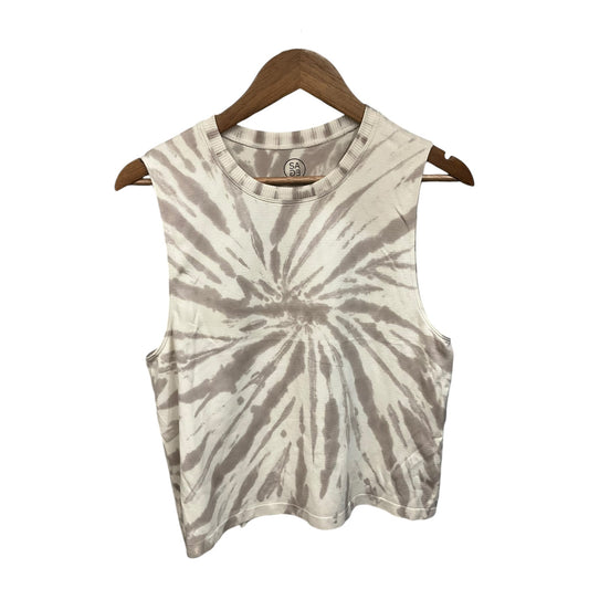 Top Sleeveless By Sage In Beige, Size: S