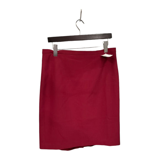 Skirt Midi By Anne Klein In Red, Size: 10