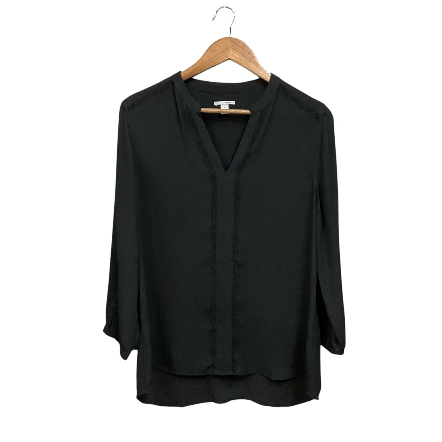 Top Long Sleeve By Halogen In Black, Size: M