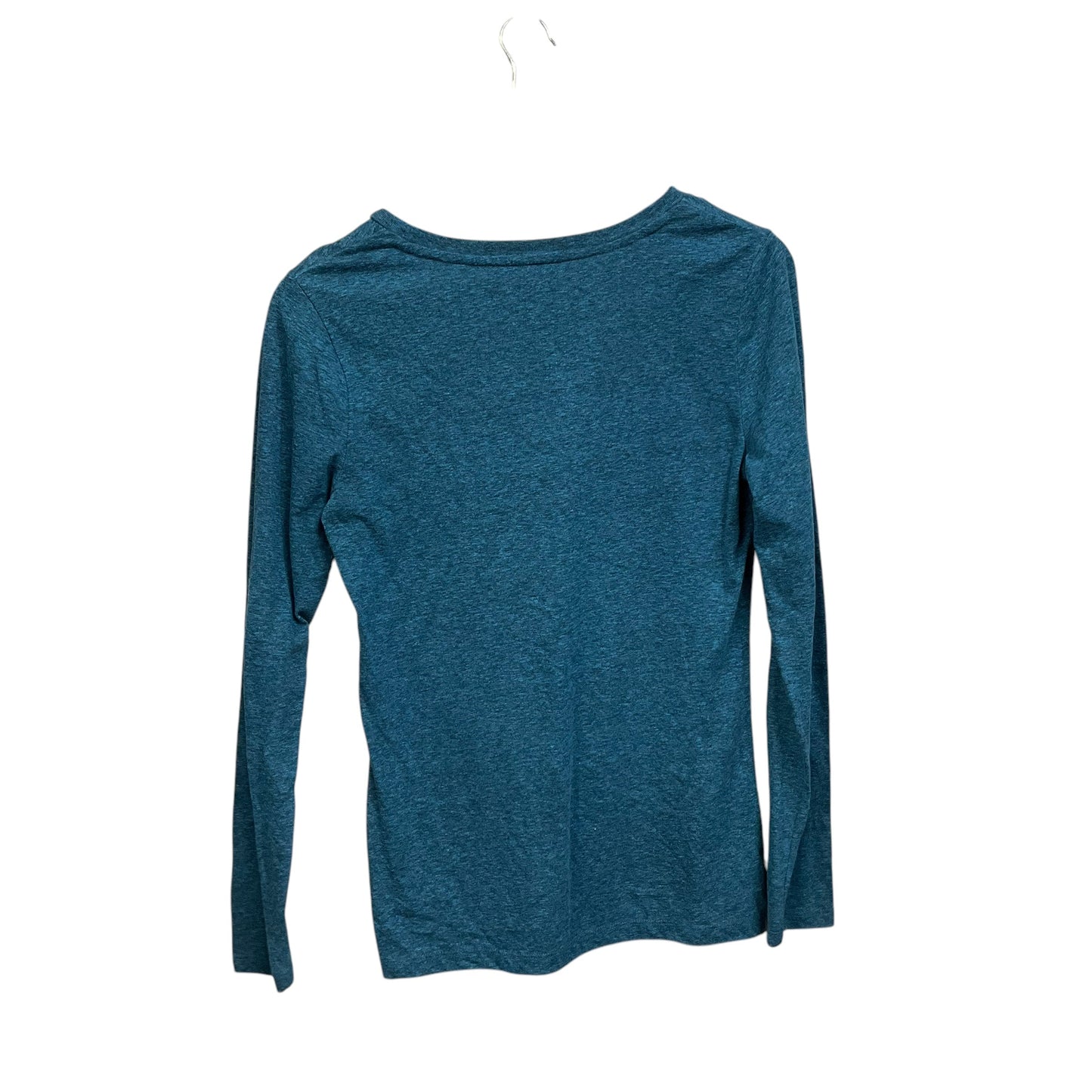 Top Long Sleeve Basic By Mossimo In Teal, Size: Xs