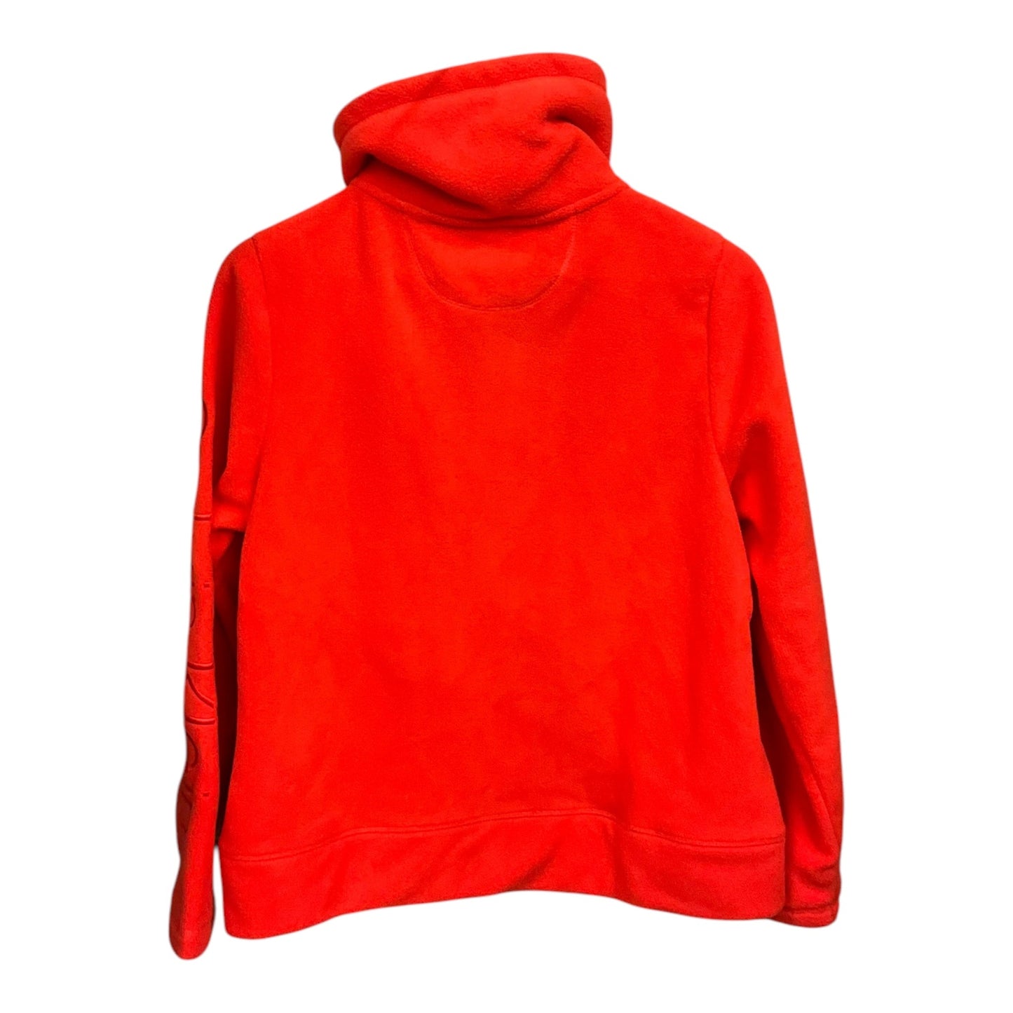 Jacket Fleece By Calvin Klein In Orange, Size: M