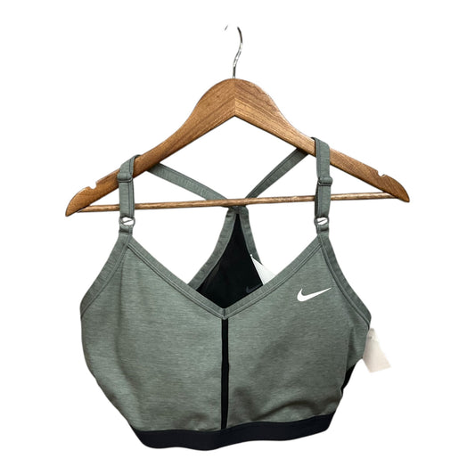 Athletic Bra By Nike In Grey, Size: 2x