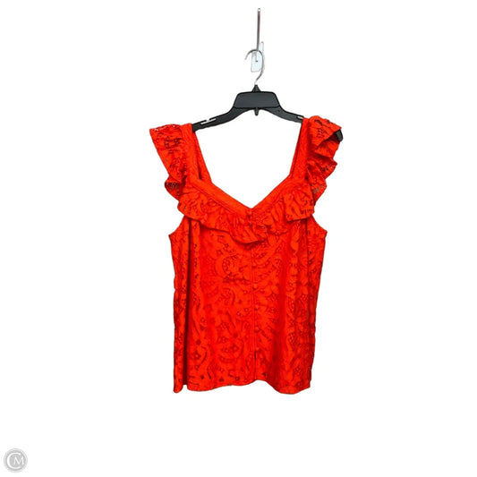 Top Sleeveless By Torrid In Red, Size: 1x