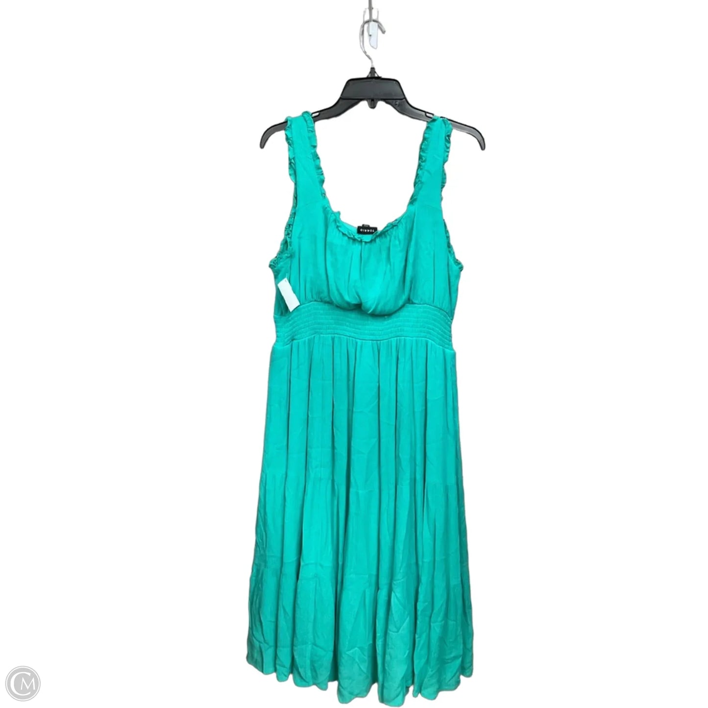 Dress Casual Midi By Torrid In Teal, Size: 1x