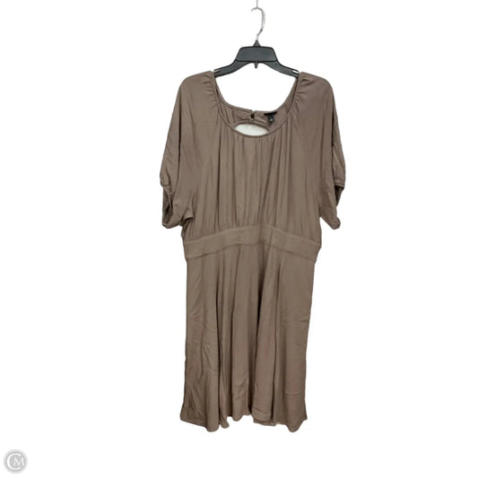 Dress Casual Short By Torrid In Brown, Size: 1x