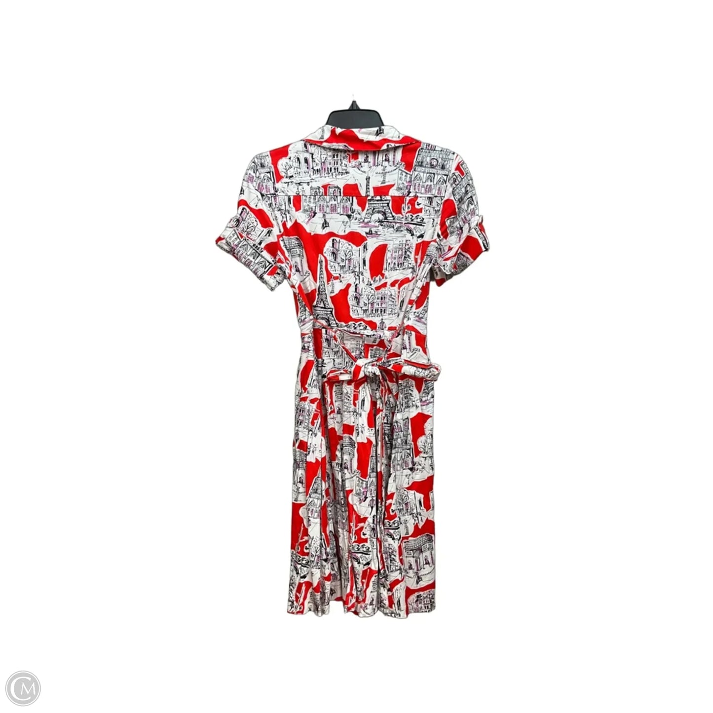 Dress Designer By Karl Lagerfeld In Red, Size: S