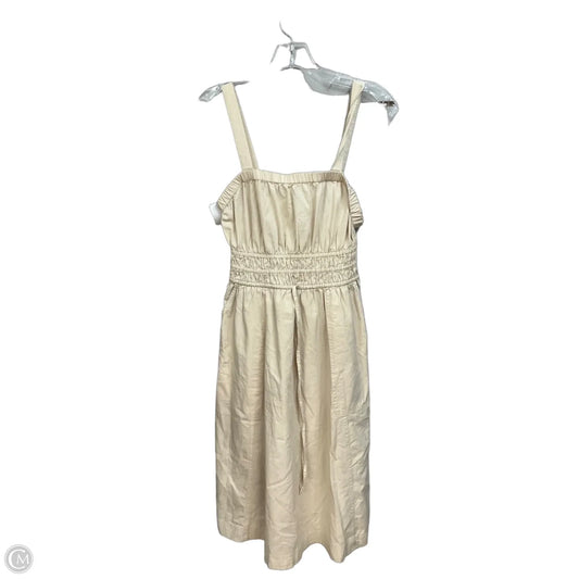 Dress Casual Midi By Universal Thread In Tan, Size: S