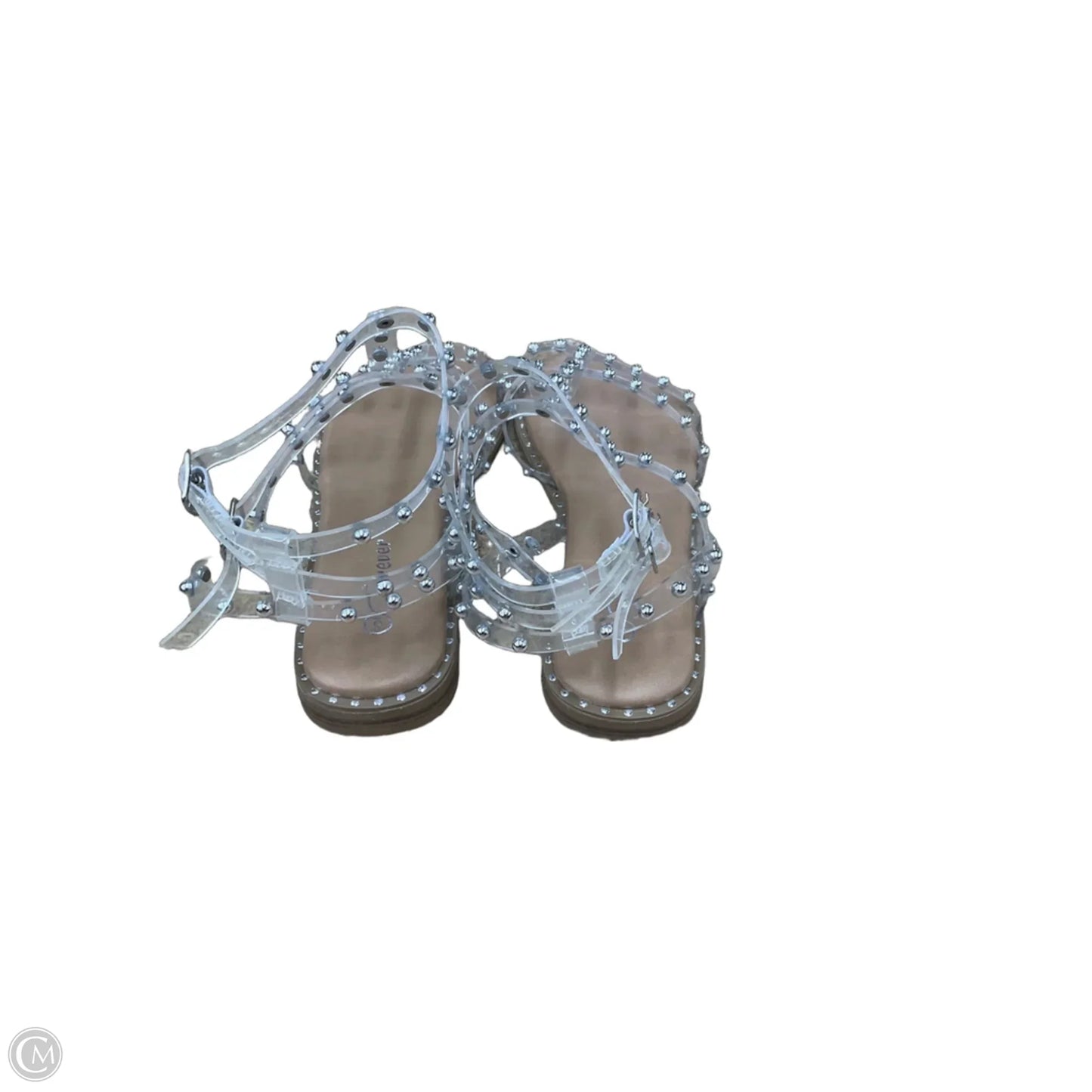 Sandals Flats By Forever In Clear, Size: 6