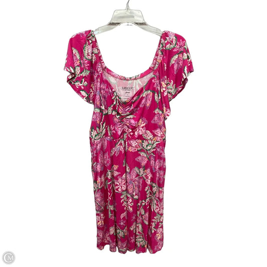 Dress Casual Short By Torrid In Pink, Size: 1x