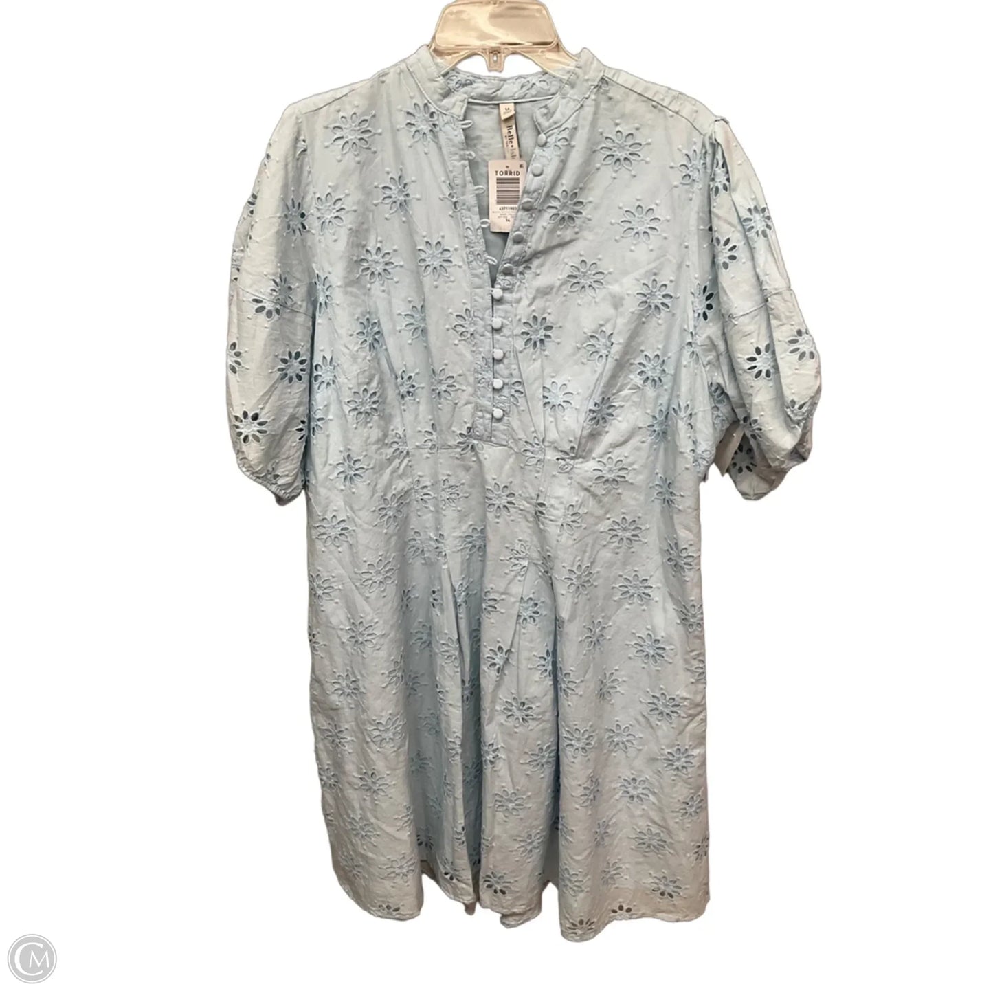 Dress Party Short By Torrid In Blue, Size: 1x