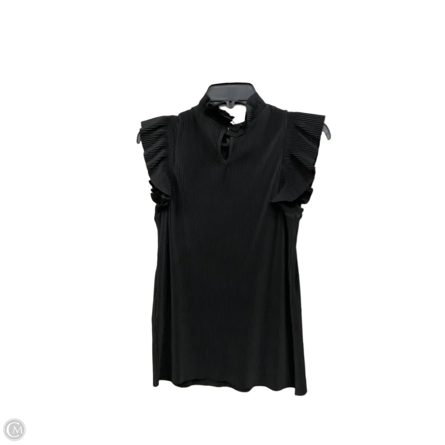 Top Sleeveless By Zara In Black, Size: M