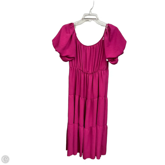 Dress Casual Maxi By See You Monday In Pink, Size: M