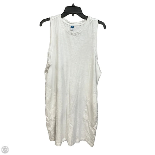 Dress Casual Short By Old Navy In White, Size: Xl