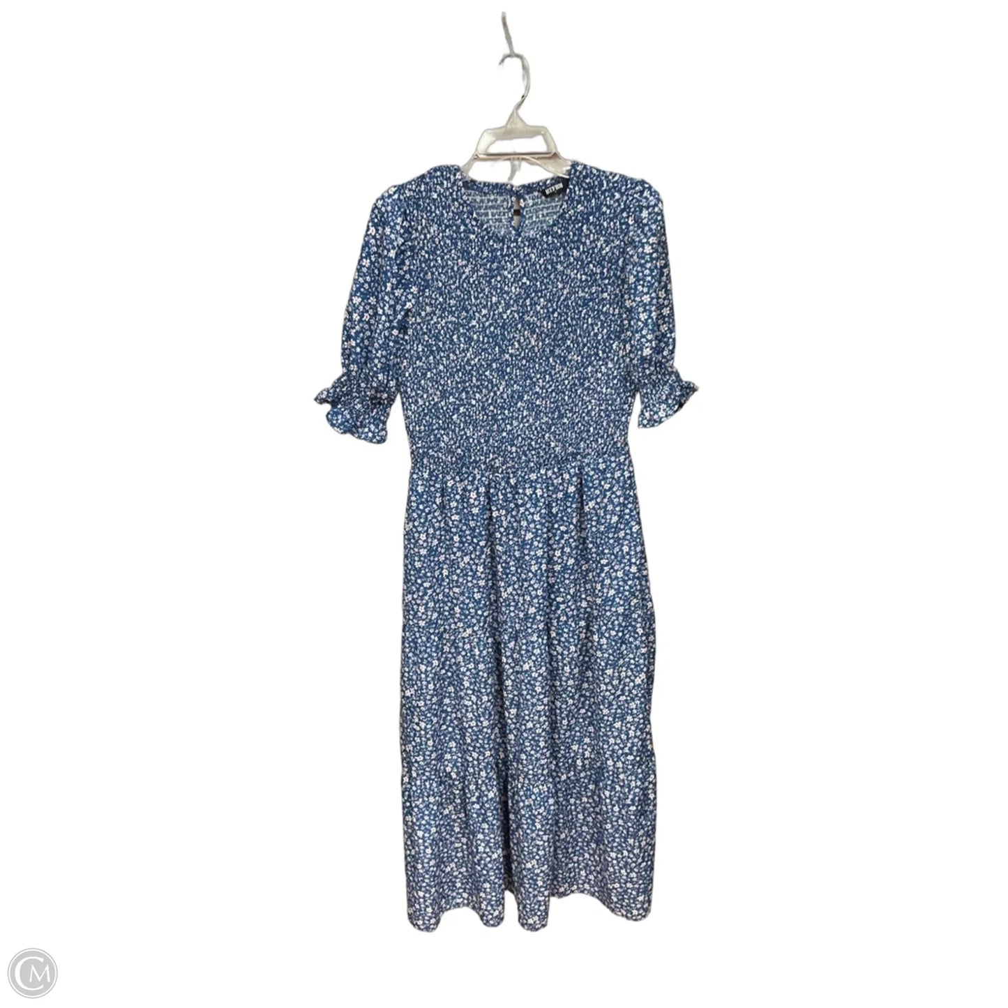 Dress Casual Maxi By Btfbm In Blue, Size: L