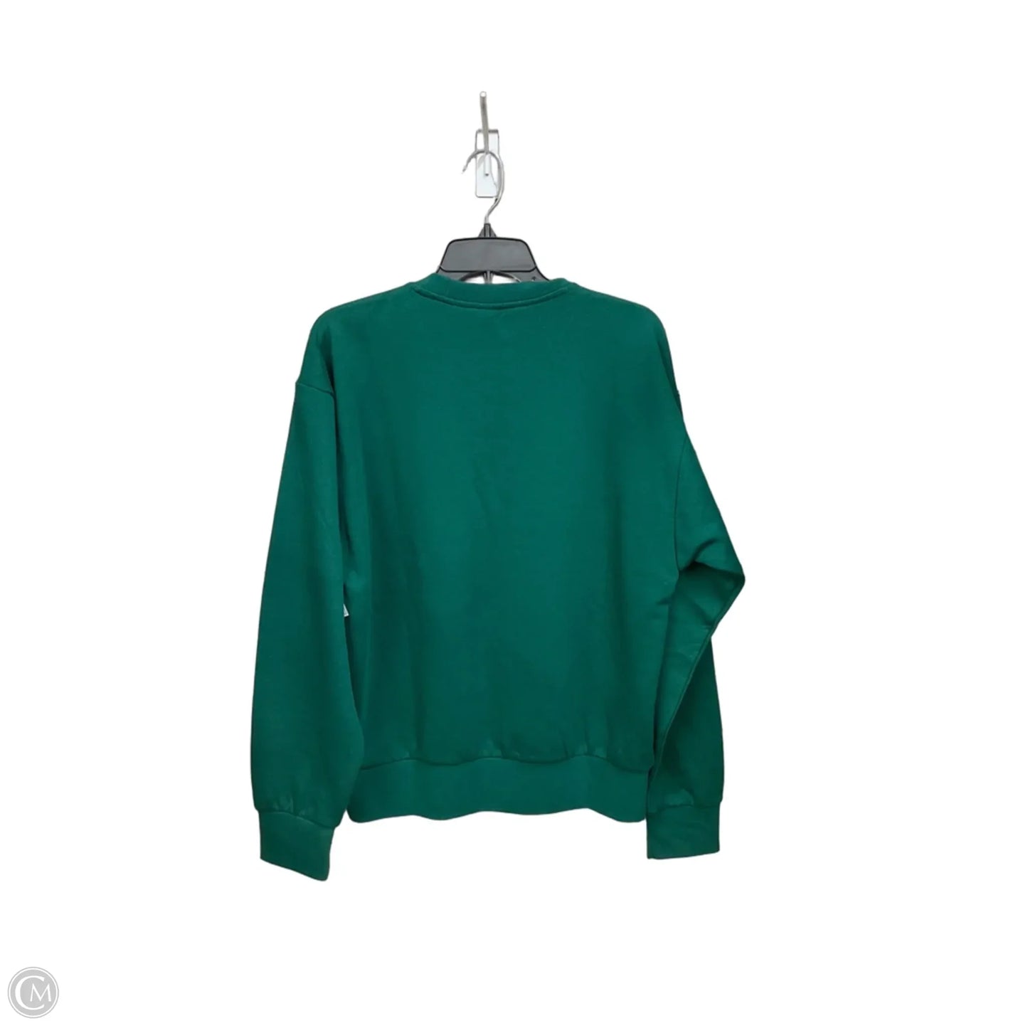Athletic Sweatshirt Crewneck By Adidas In Green, Size: S