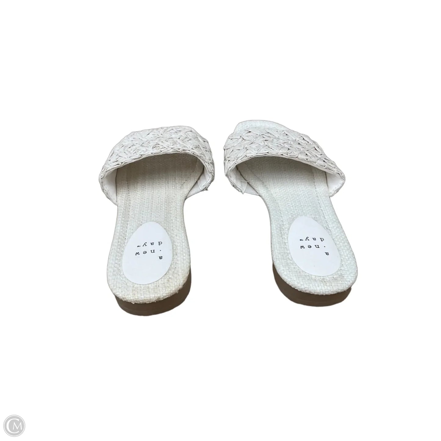 Sandals Flats By A New Day In White, Size: 6