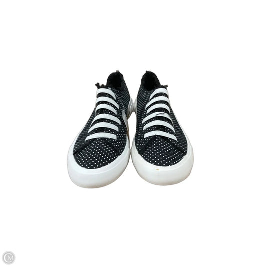 Shoes Sneakers By Rocket Dogs In Polkadot Pattern, Size: 9