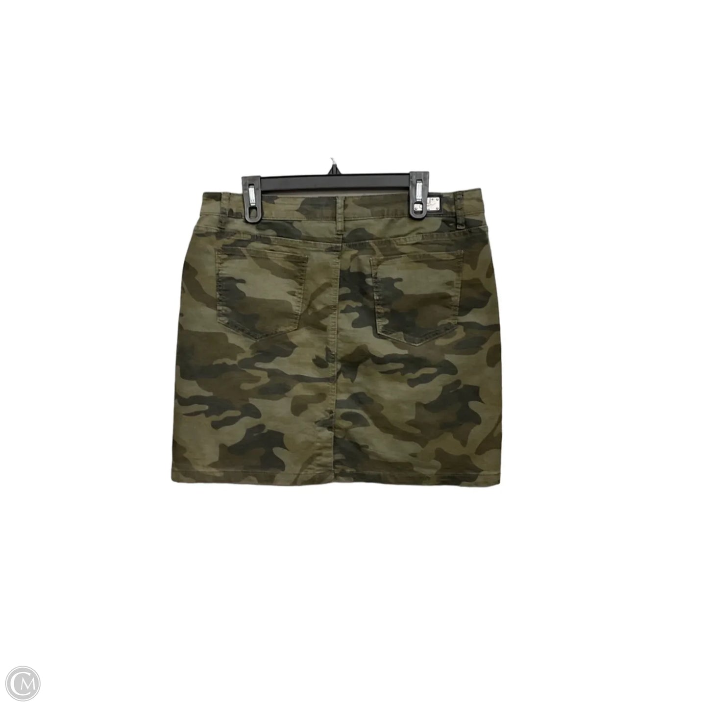 Skirt Mini & Short By Earl Jean In Camouflage Print, Size: 16