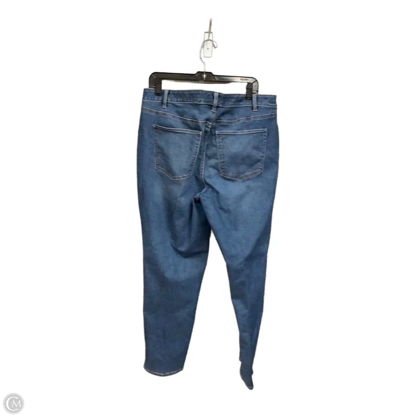 Jeans Skinny By Talbots In Blue Denim, Size: 16
