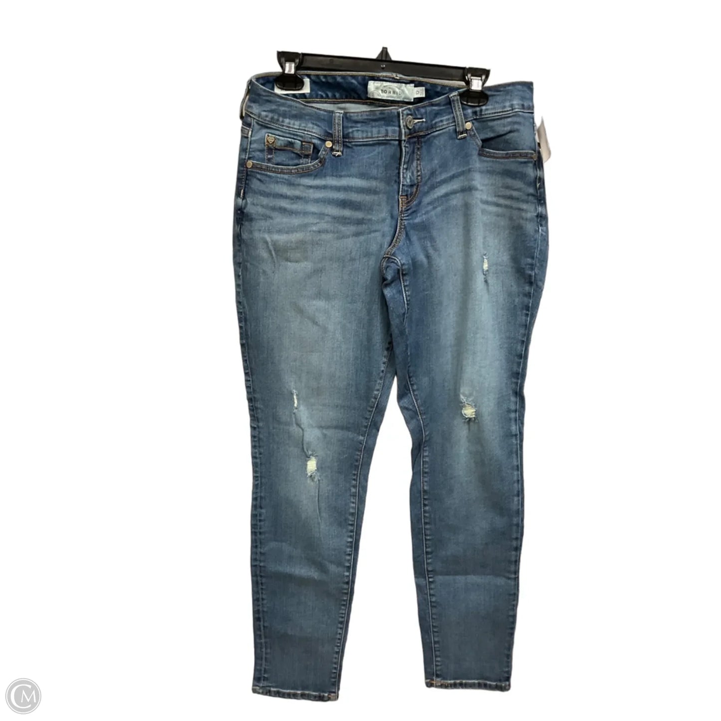 Jeans Boyfriend By Torrid In Blue Denim, Size: 12