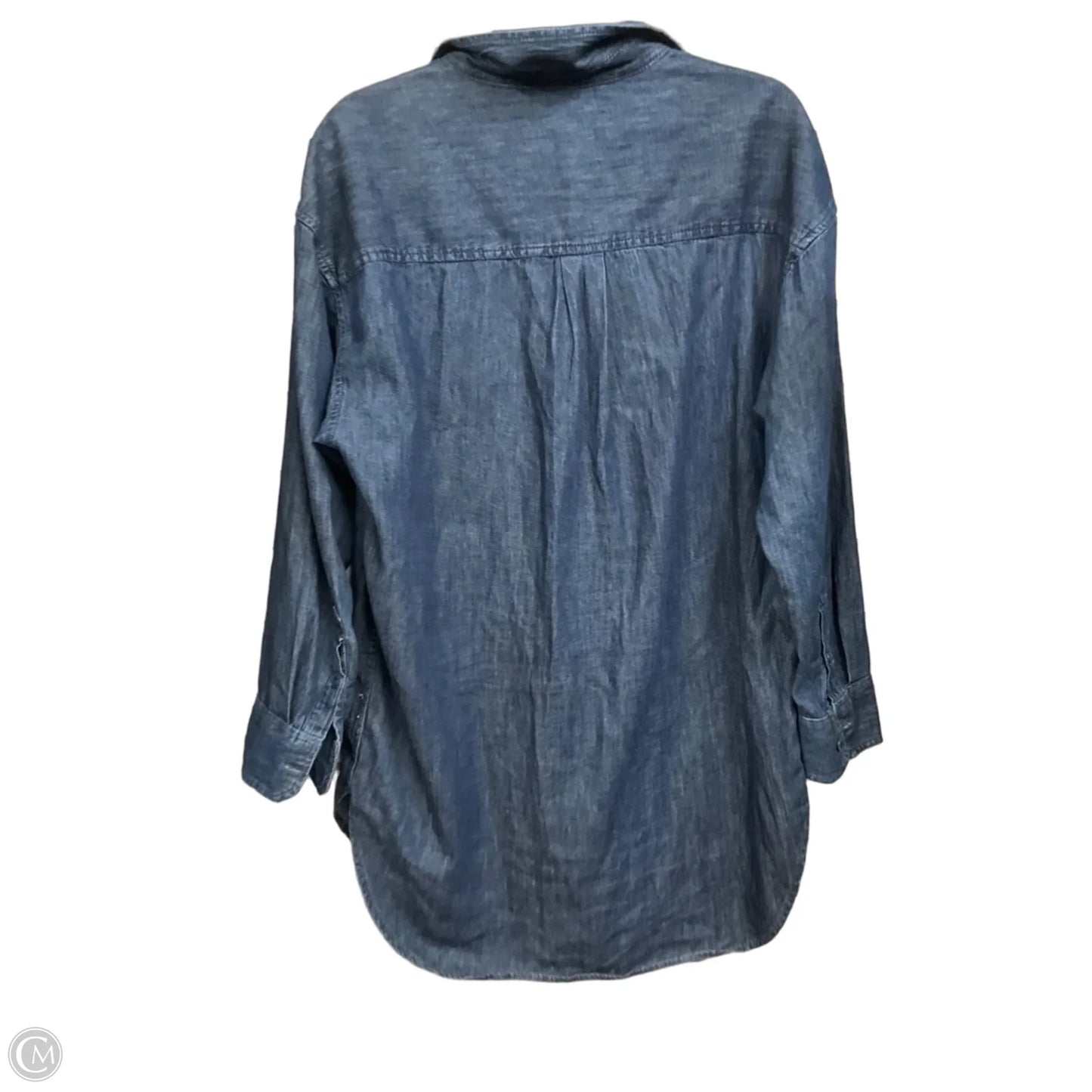 Dress Casual Short By Gap In Blue Denim, Size: S