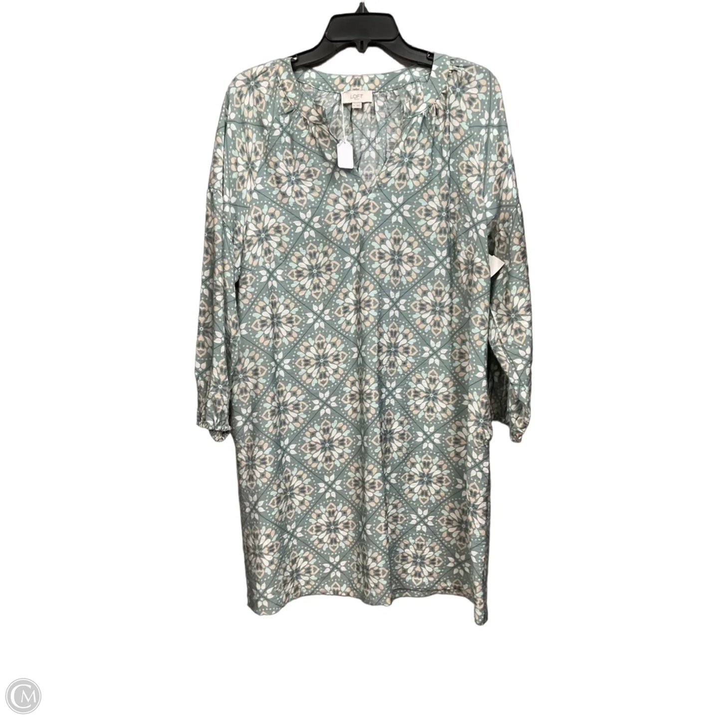 Dress Casual Short By Loft In Teal, Size: M