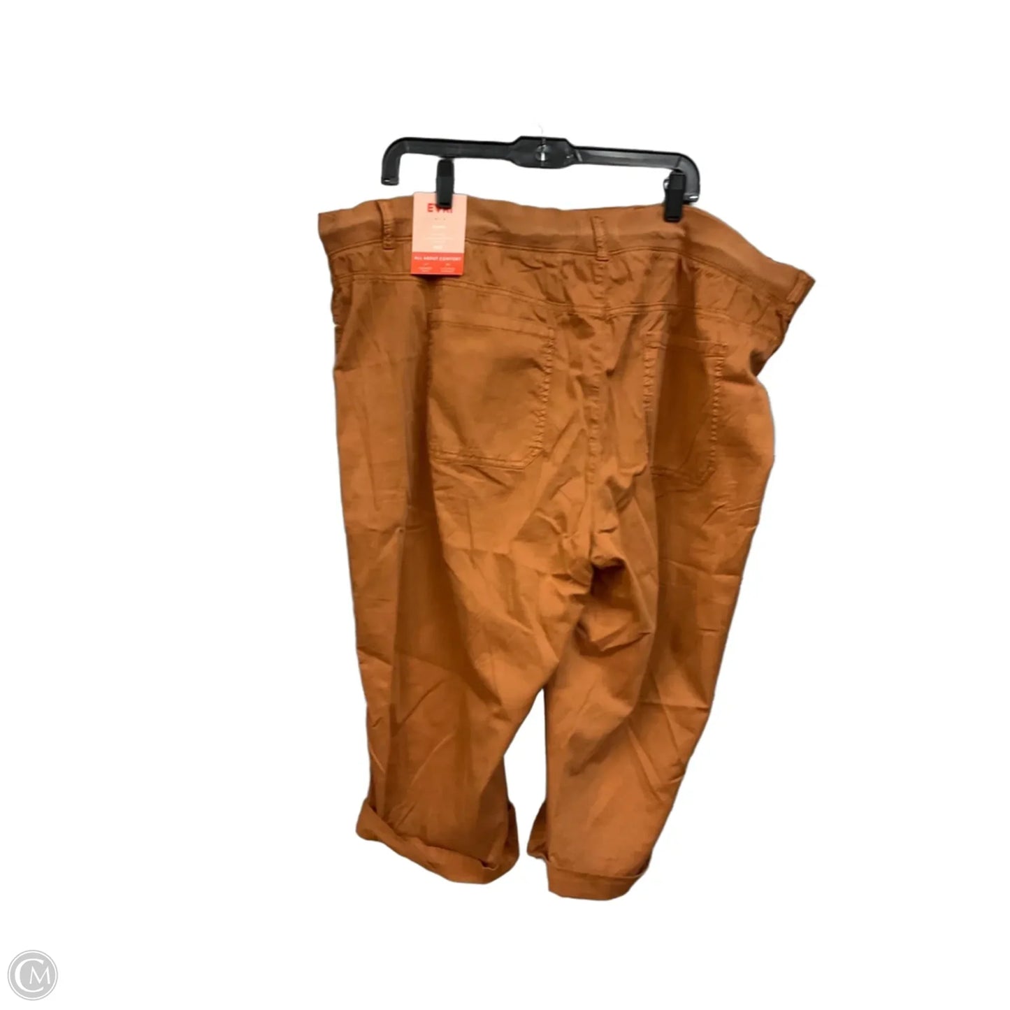 Capris By Evri In Brown, Size: 20