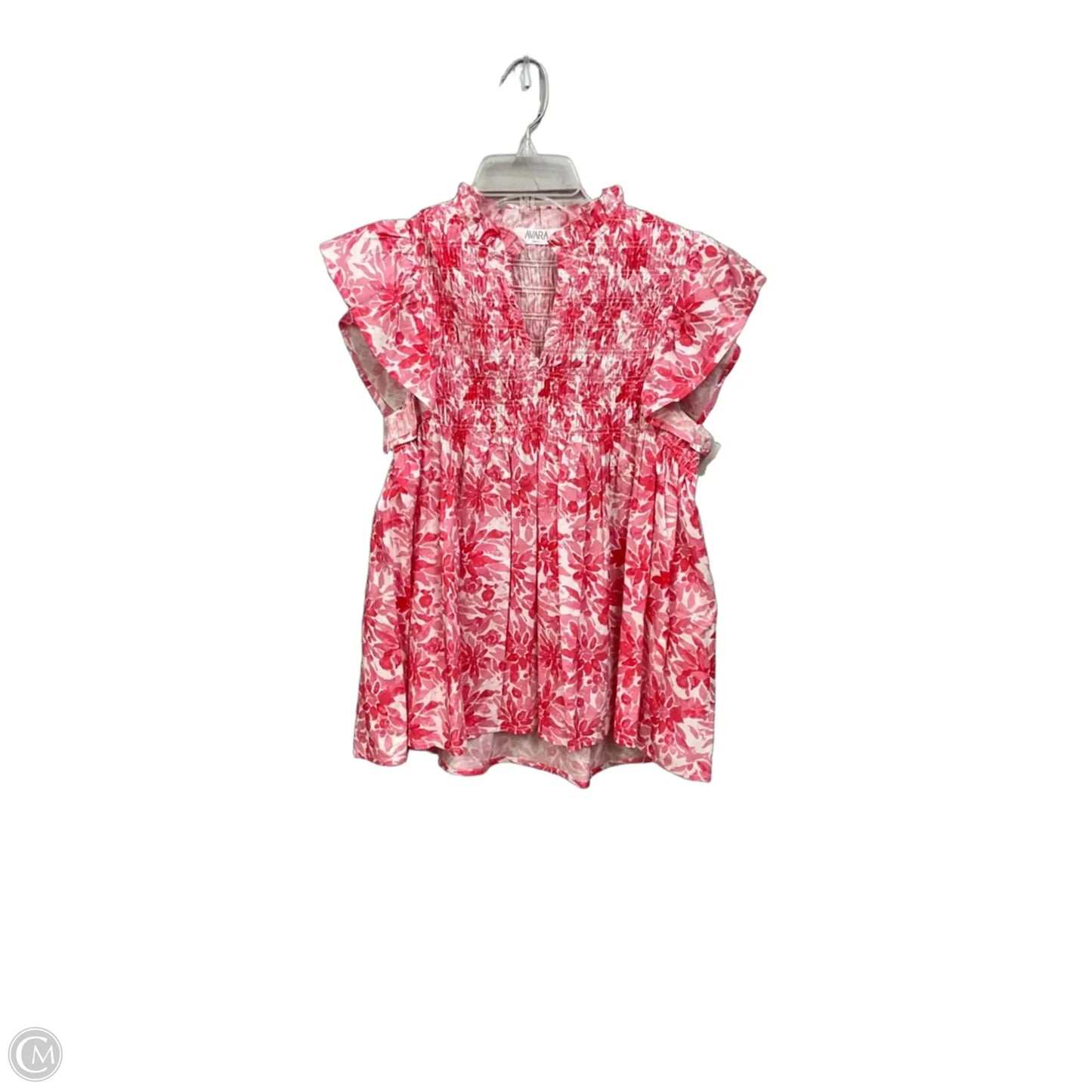 Blouse Sleeveless By Cmb In Pink, Size: S
