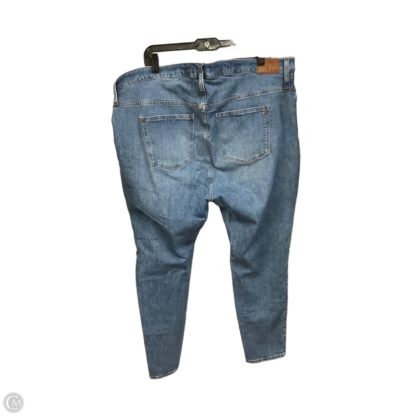 Jeans Skinny By Madewell In Blue Denim, Size: 18