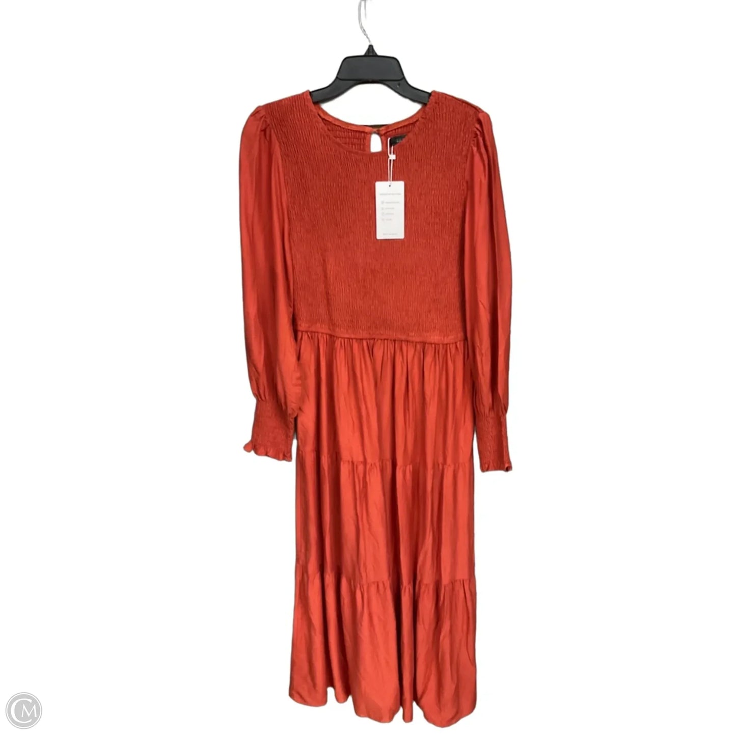 Dress Casual Maxi By Zesica In Orange, Size: L