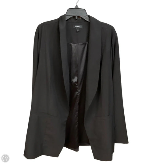 Blazer By Torrid In Black, Size: 2x