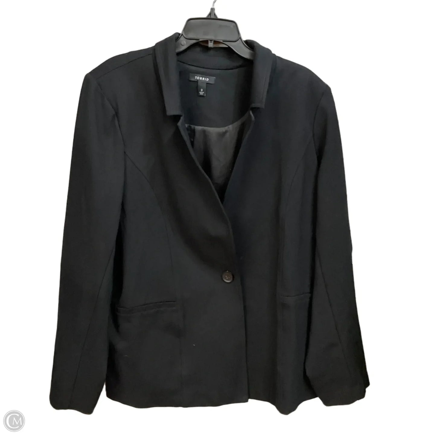 Blazer By Torrid In Black, Size: 3x
