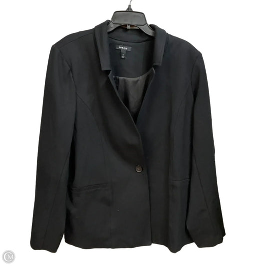 Blazer By Torrid In Black, Size: 3x