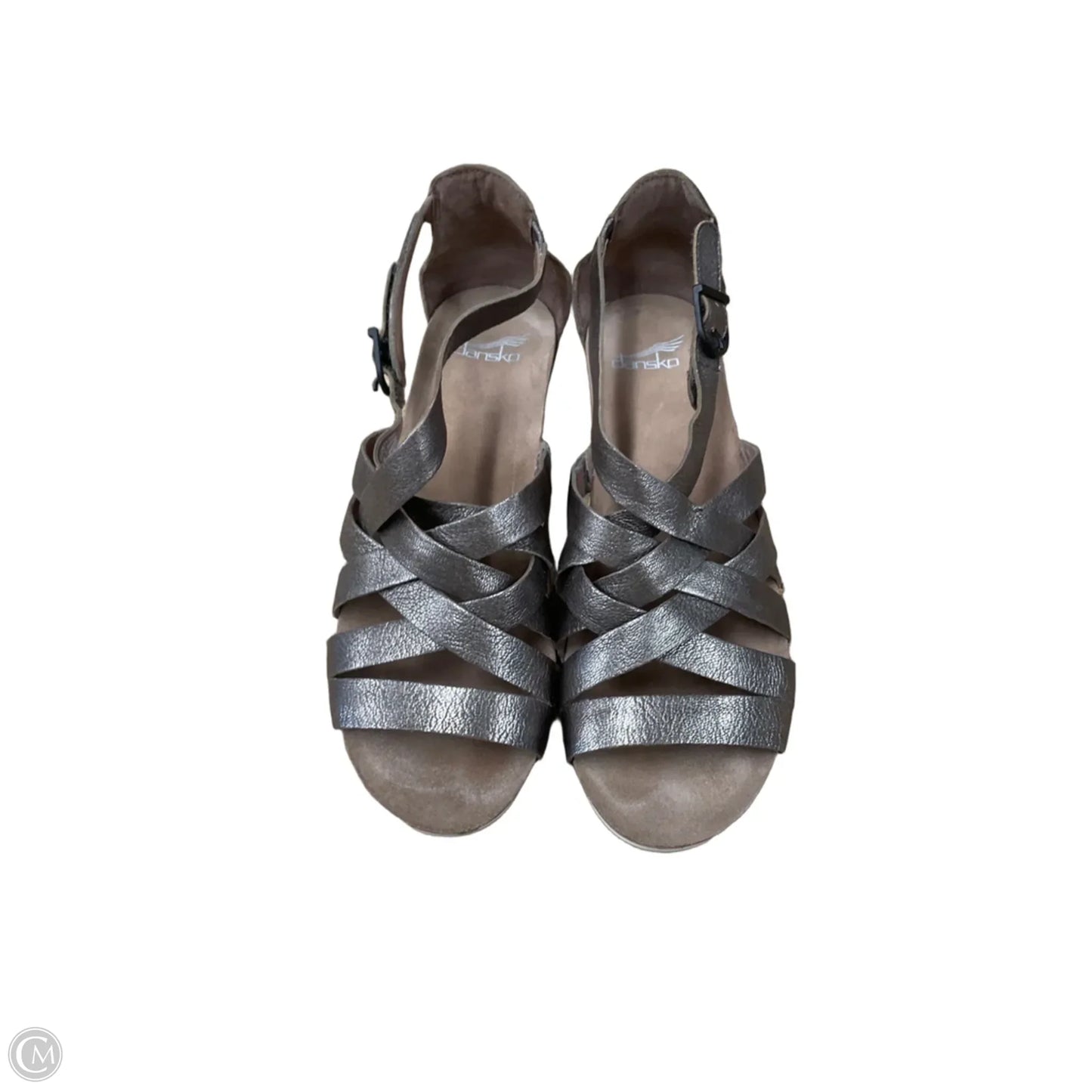 Sandals Heels Block By Dansko In Tan, Size: 8.5