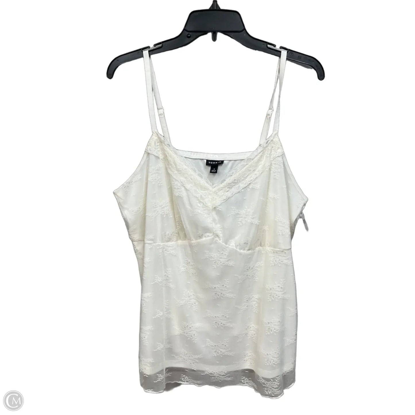 Tank Top By Torrid In Cream, Size: 1x