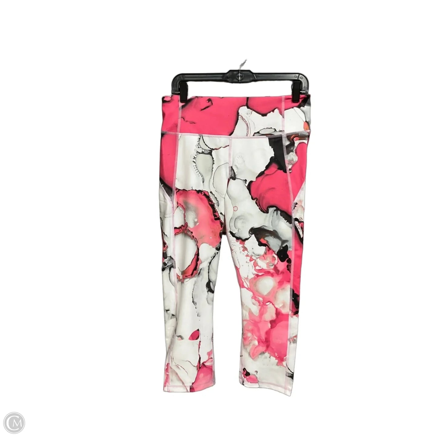 Athletic Leggings By Under Armour In Pink, Size: L