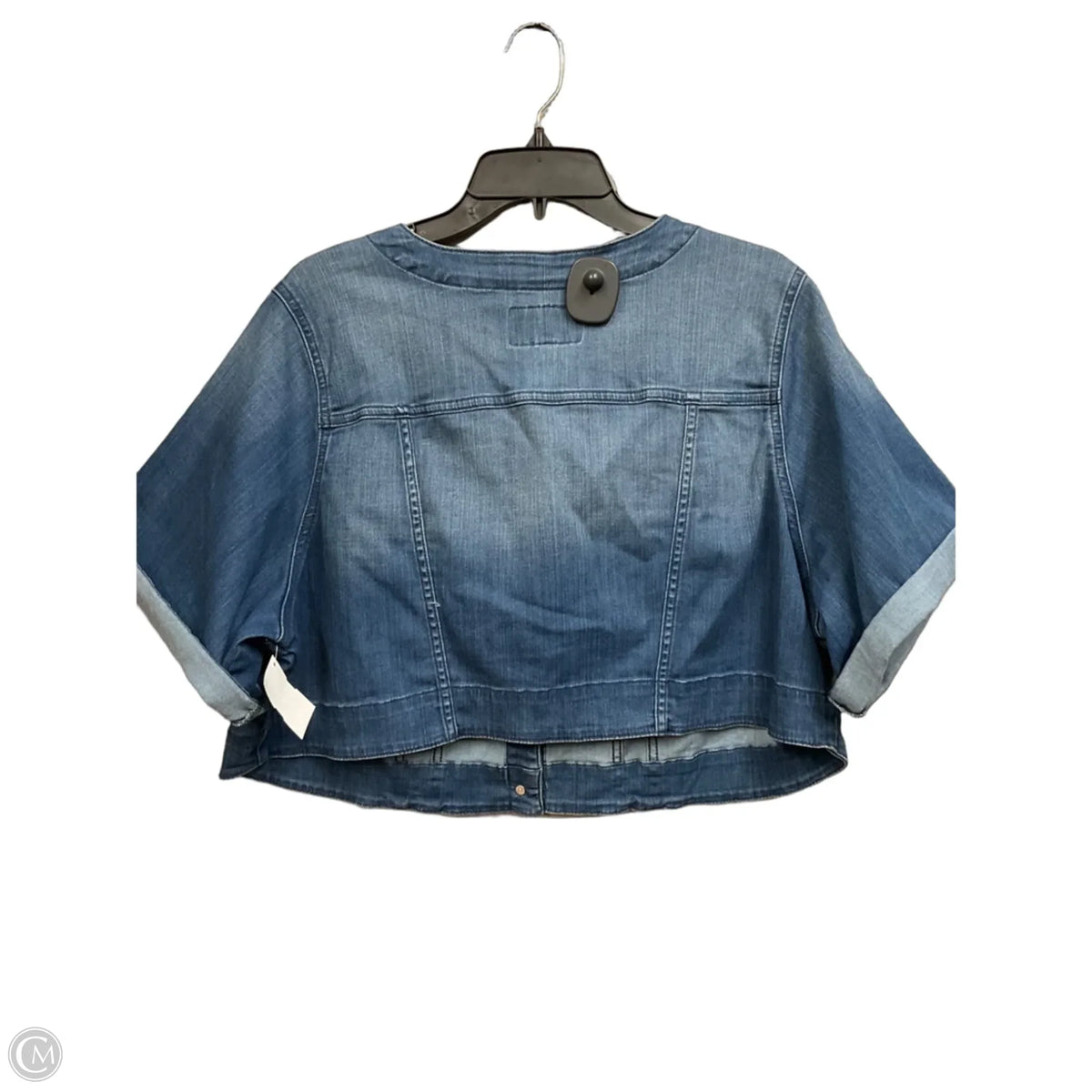 Top Short Sleeve By Torrid In Blue Denim, Size: 3x