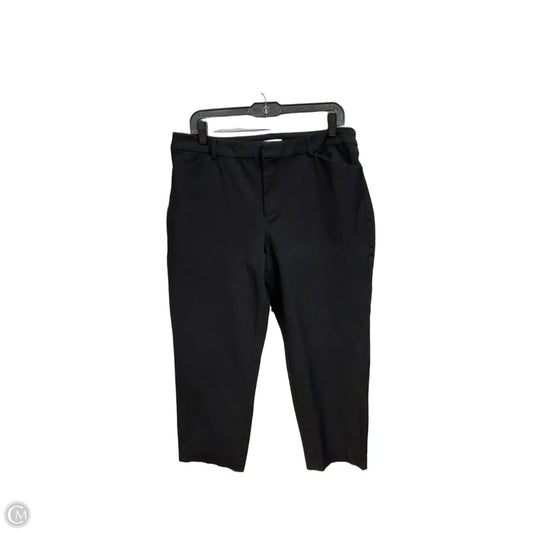 Capris By Charter Club In Black, Size: 14