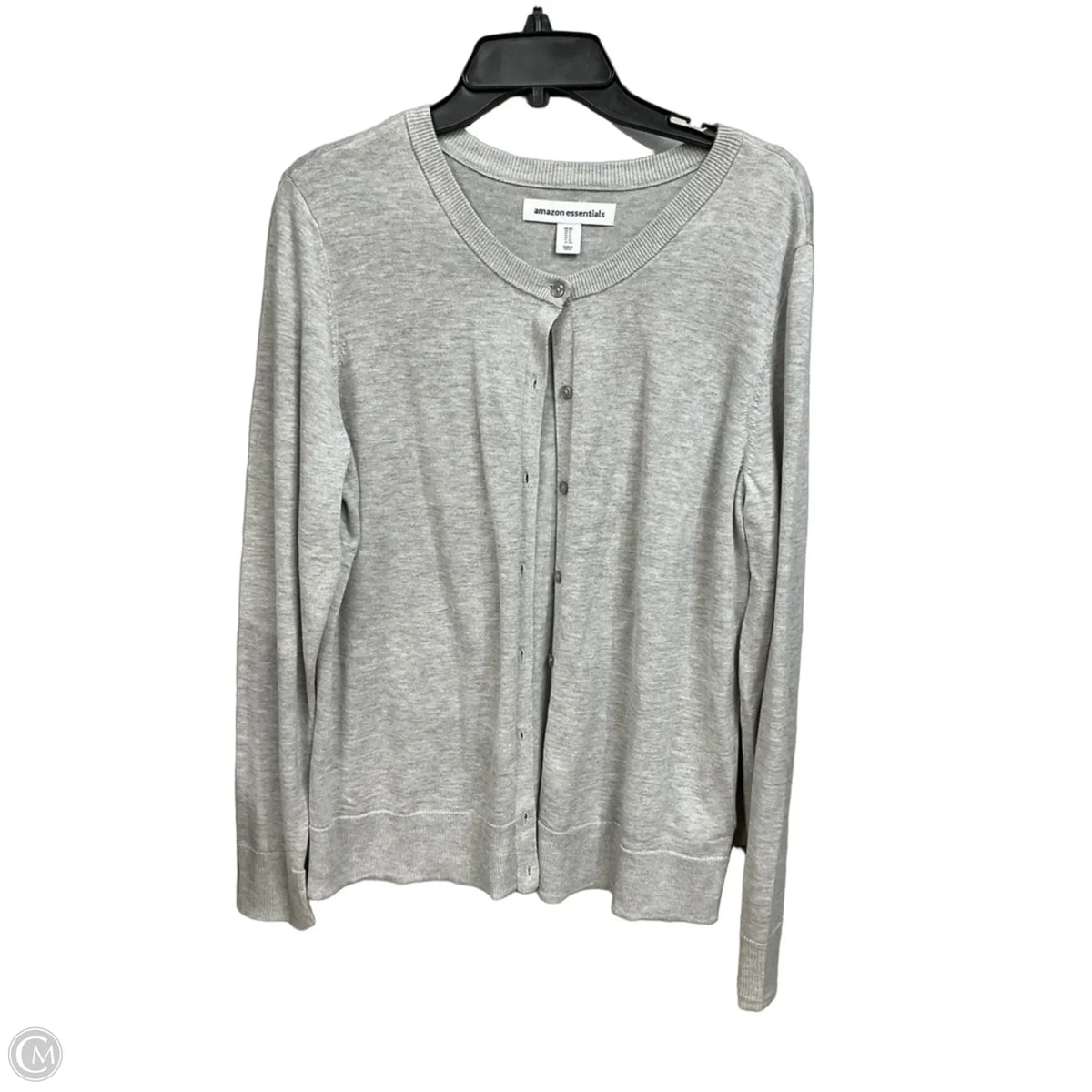 Cardigan By Amazon Essentials In Grey, Size: Xl