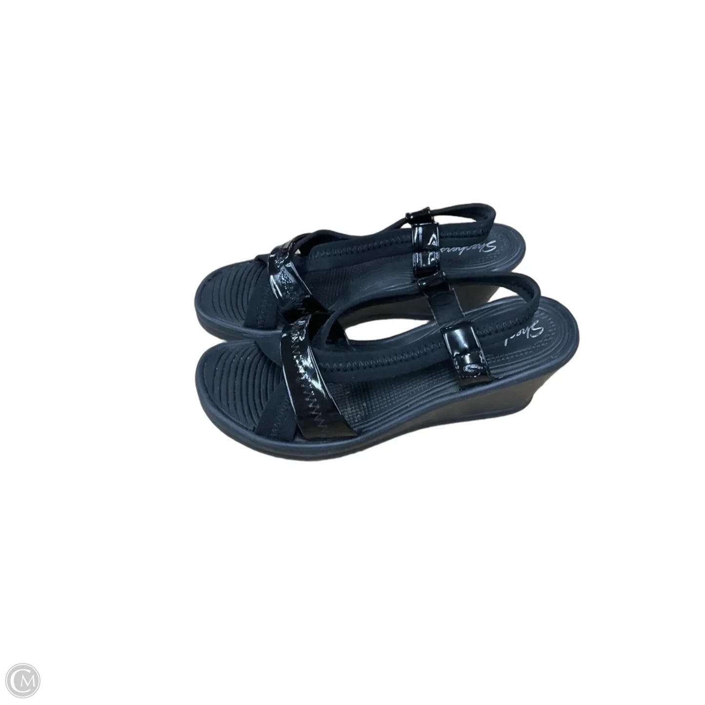 Sandals Heels Platform By Skechers In Black, Size: 9