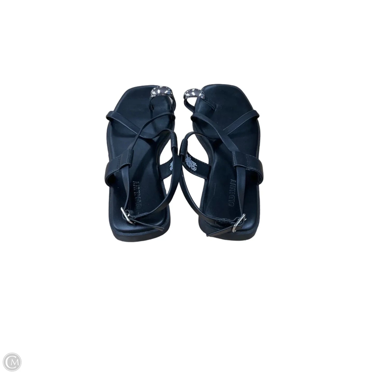 Sandals Flats By Old Navy In Black, Size: 7