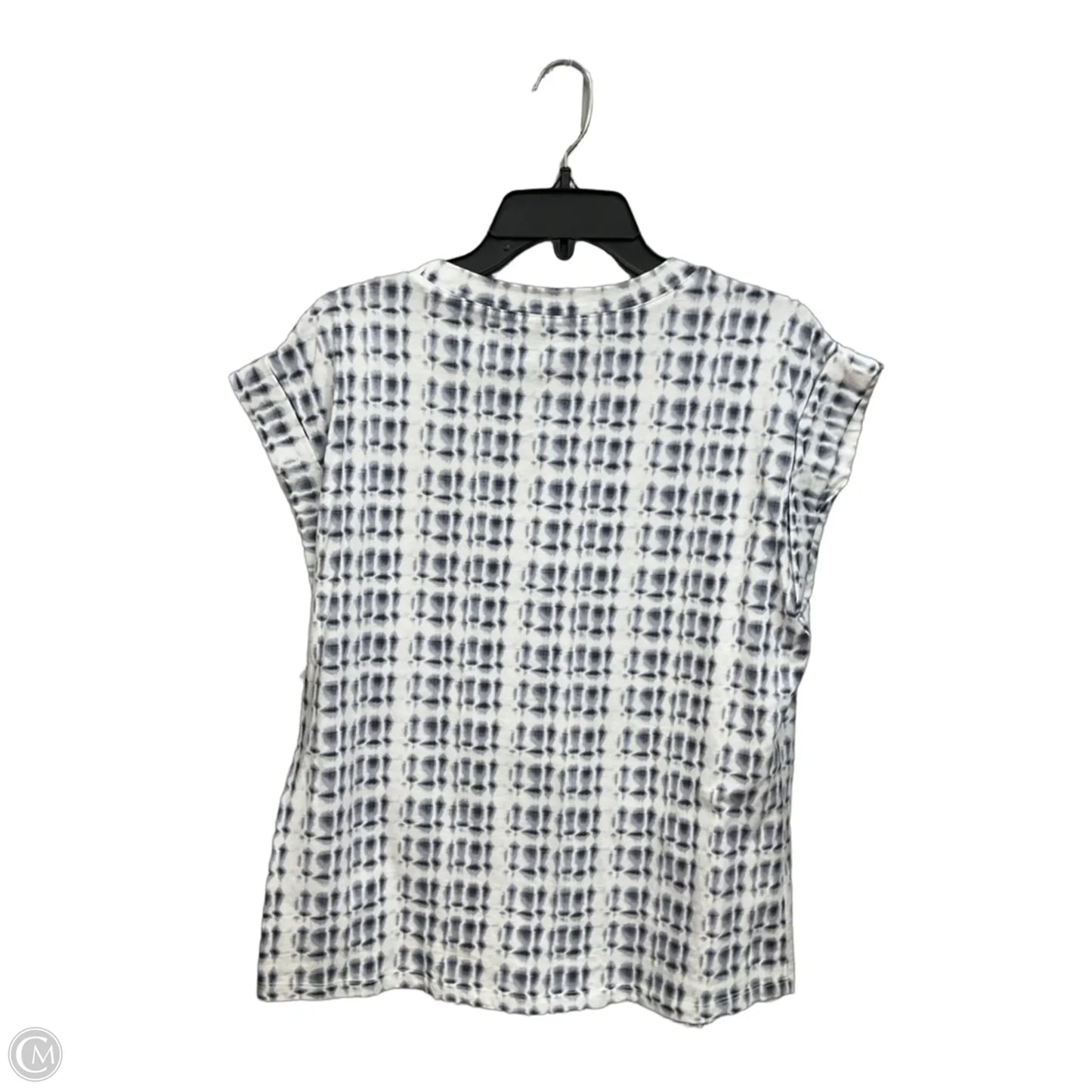 Top Short Sleeve By International Concepts In Grey, Size: S