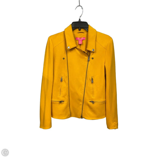 Jacket Moto By Catherine Malandrino In Yellow, Size: S