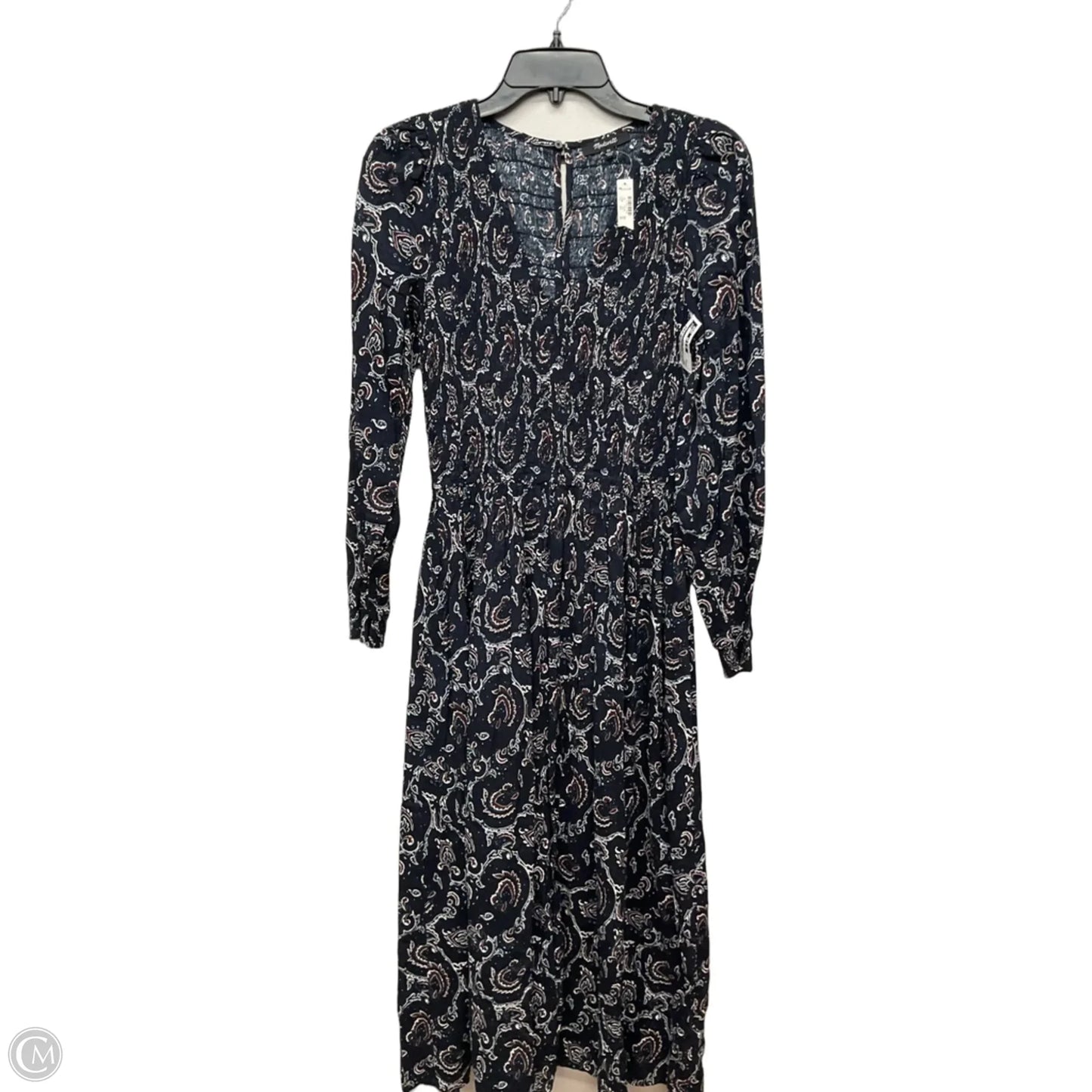 Dress Casual Maxi By Madewell In Navy, Size: Xs