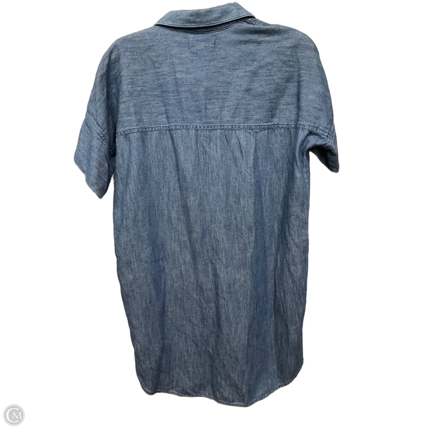Dress Casual Short By Madewell In Blue Denim, Size: S