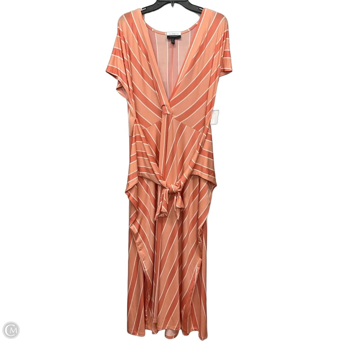 Dress Casual Maxi By Eloquii In Peach, Size: Xl