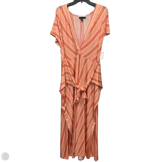 Dress Casual Maxi By Eloquii In Peach, Size: Xl