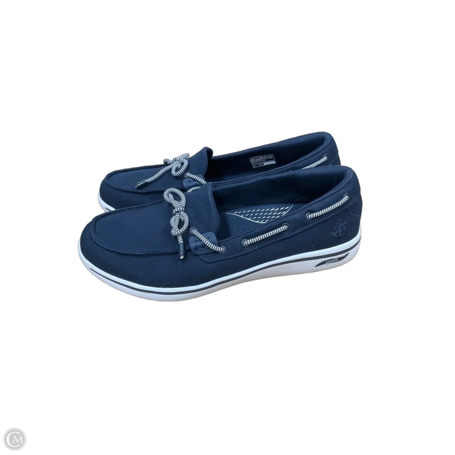 Shoes Flats By Skechers In Navy, Size: 10