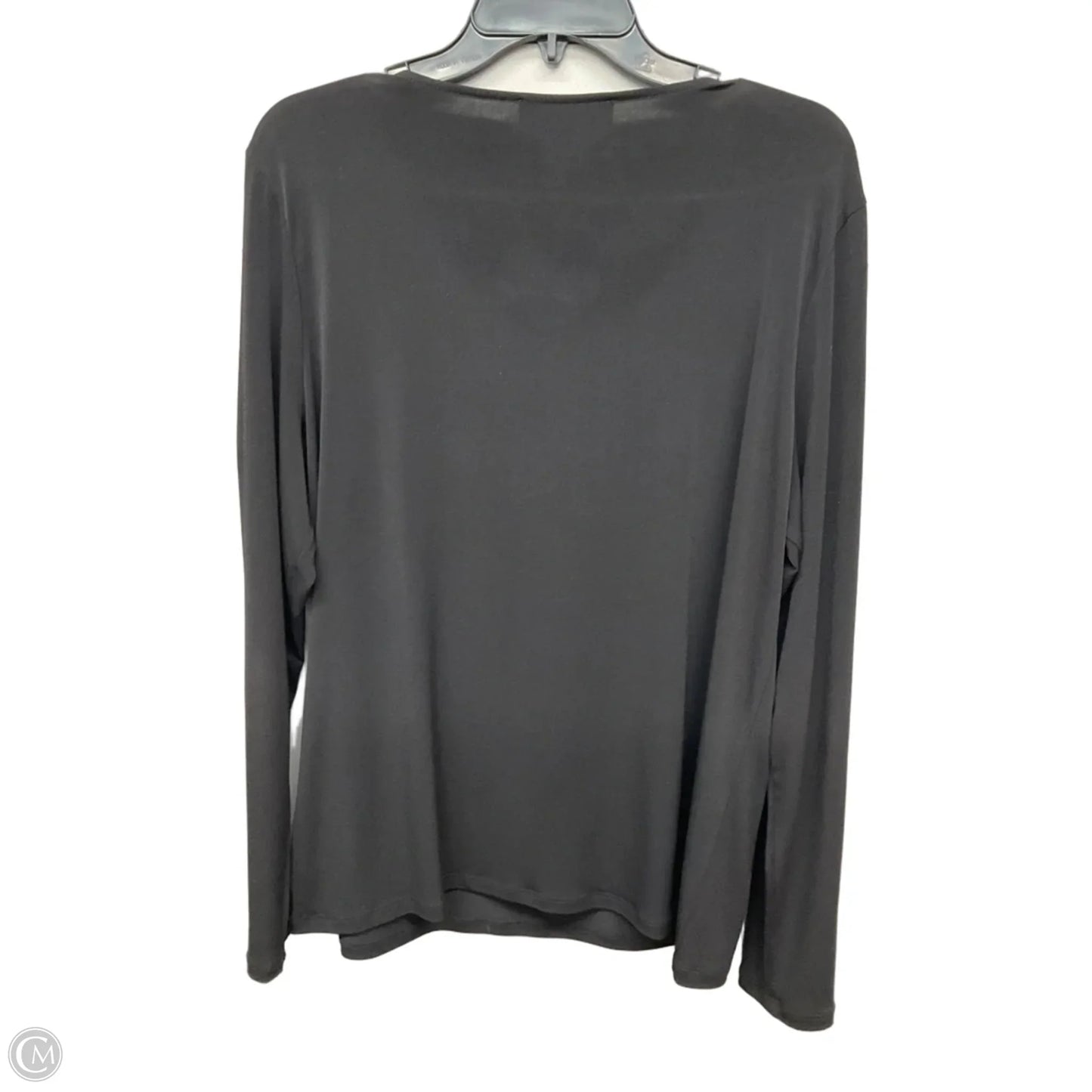 Top Long Sleeve Basic By Michael By Michael Kors In Black, Size: 1x