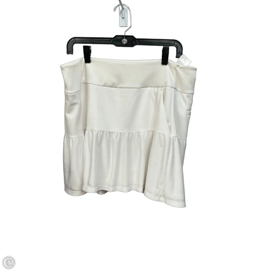 Athletic Skort By Adidas In White, Size: Xl